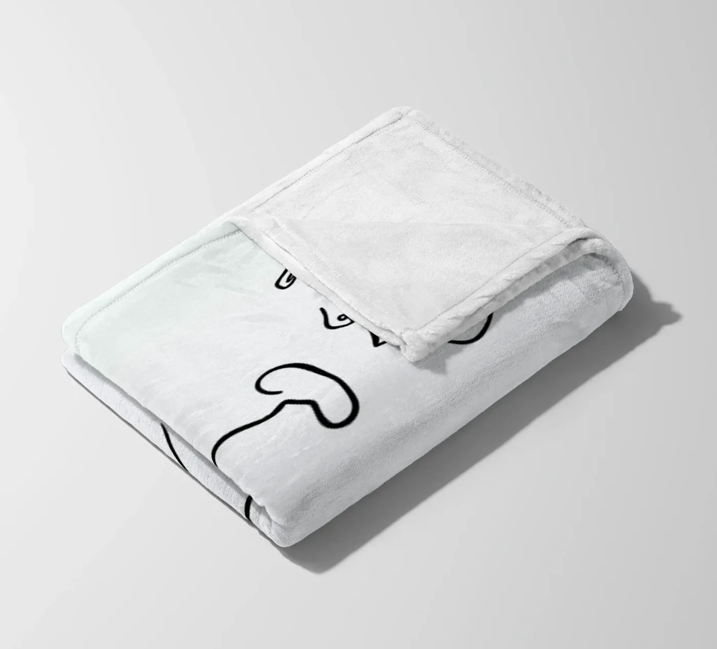 Angles fleece blanket by Pure