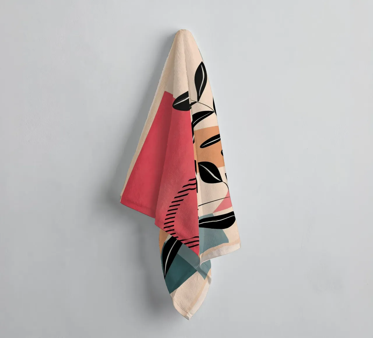 Tropical Geometry 1 towel by cityart