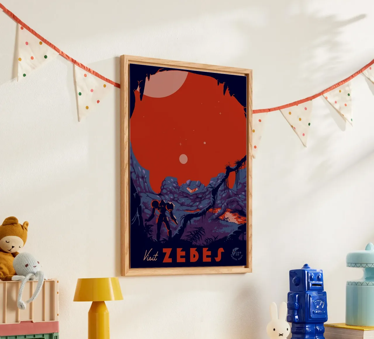 Visit Zebes plexiglass da Trending Art Company