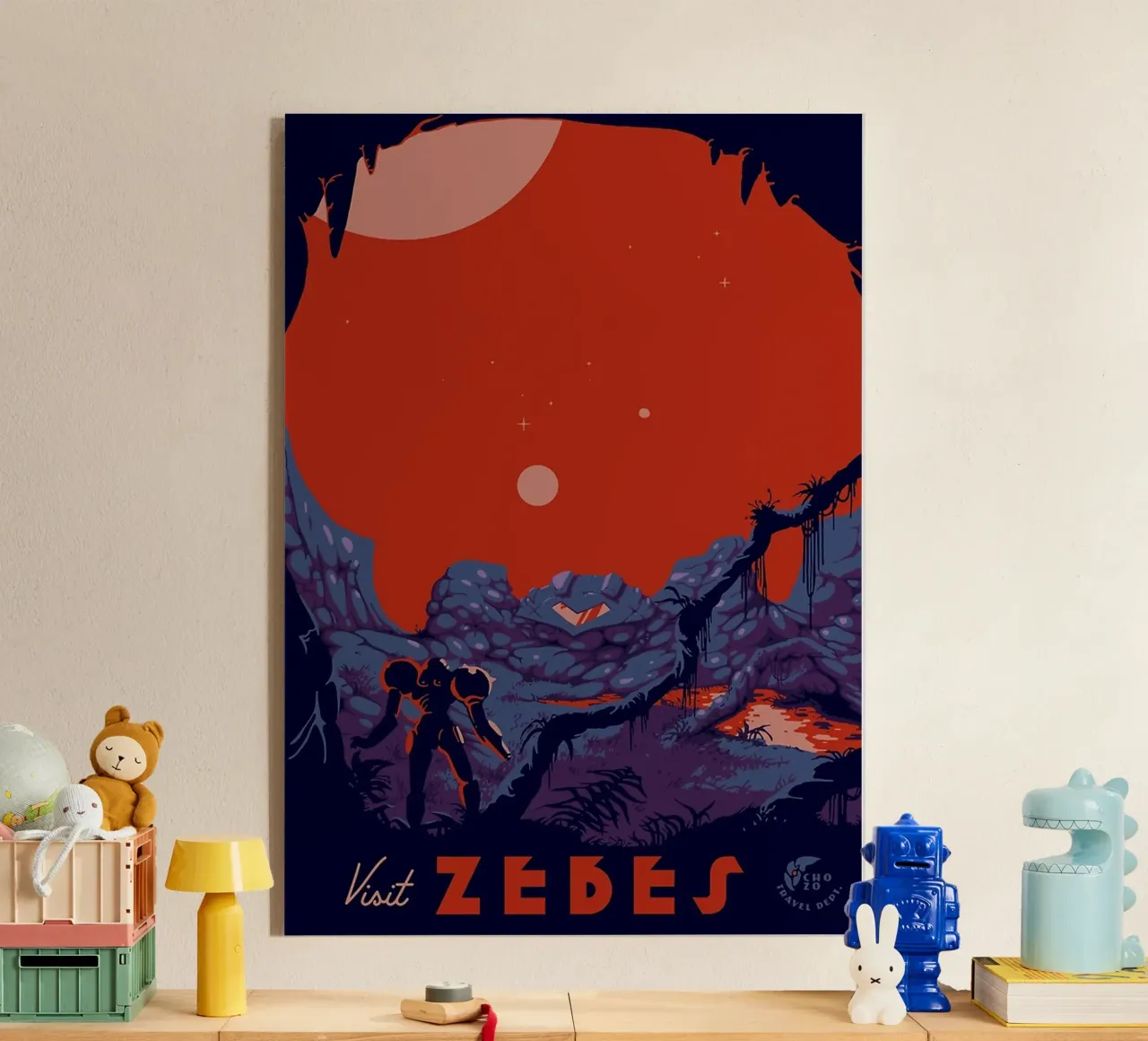 Visit Zebes plexiglass da Trending Art Company