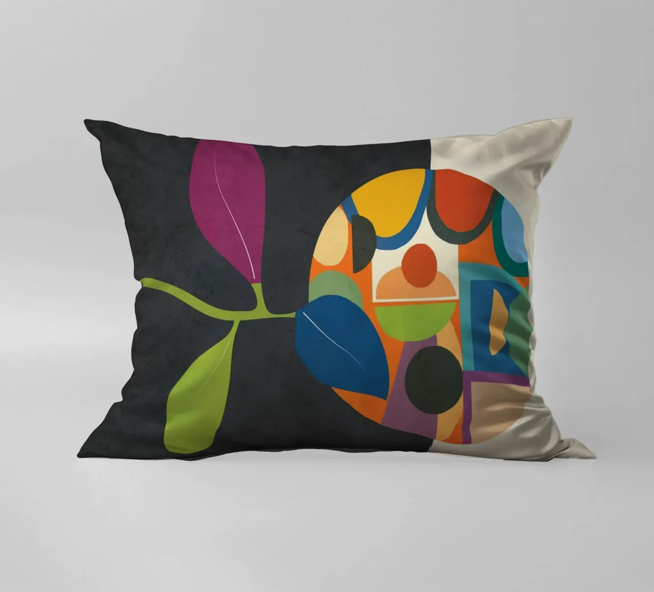 Abstract fruit shapes 1 cuscino da cityart