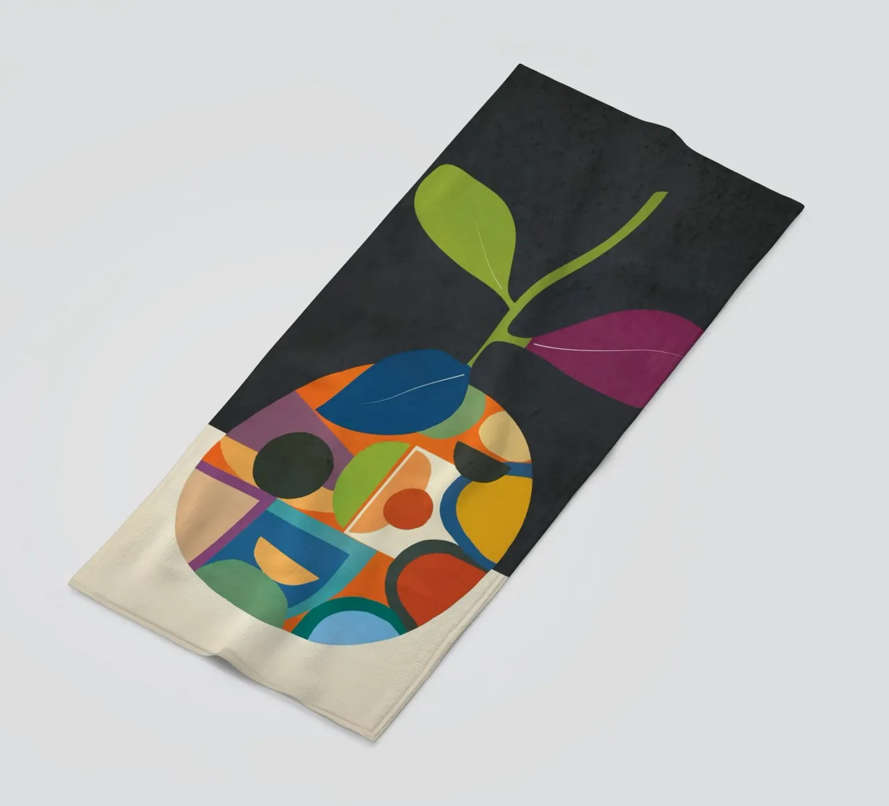 Abstract fruit shapes 1 telo mare da cityart