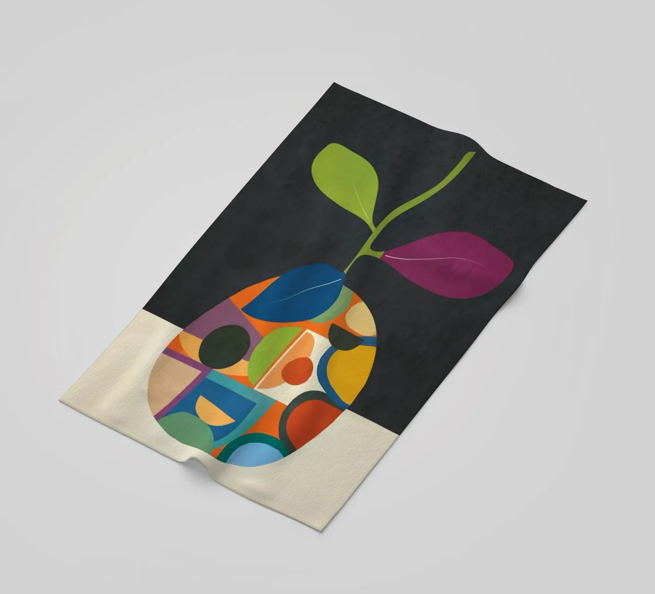 Abstract fruit shapes 1 telo mare da cityart