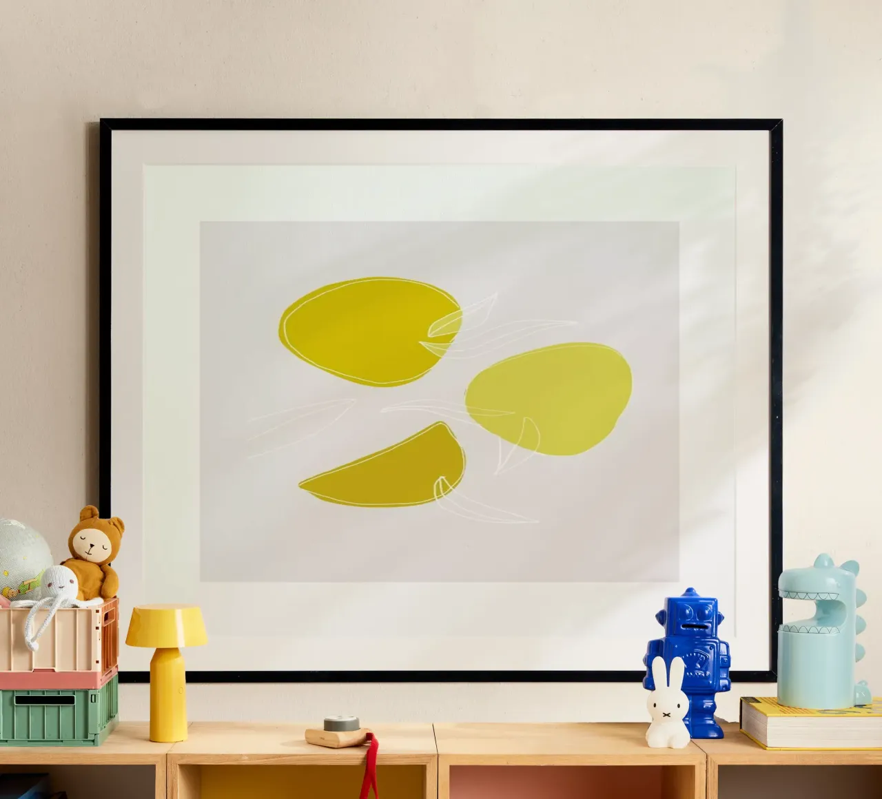 Summer Fruits poster con telaio in plastica da Pure