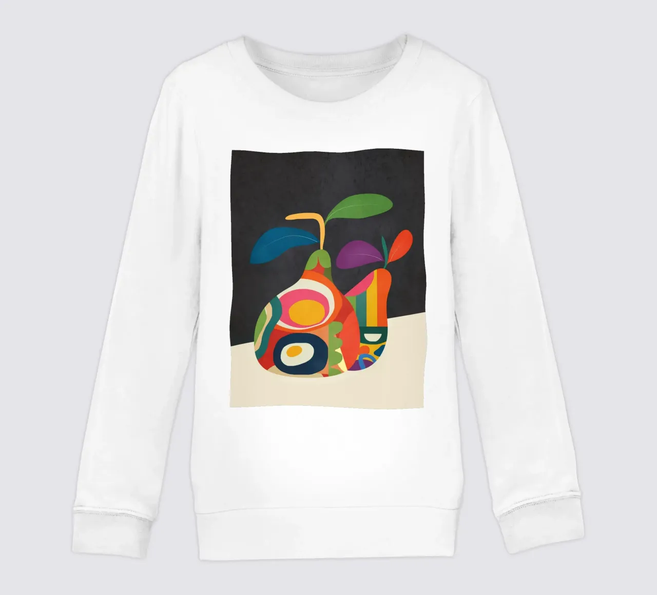 Abstract fruit shapes 2 felpa bambino da cityart