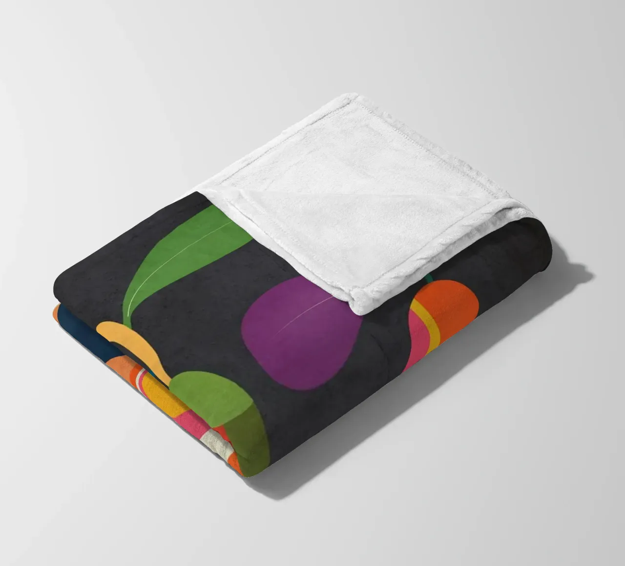 Abstract fruit shapes 2 coperta in pile da cityart