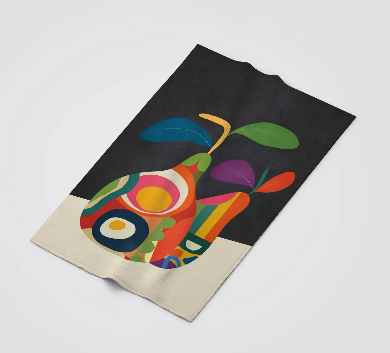 Abstract fruit shapes 2 coperta in pile da cityart