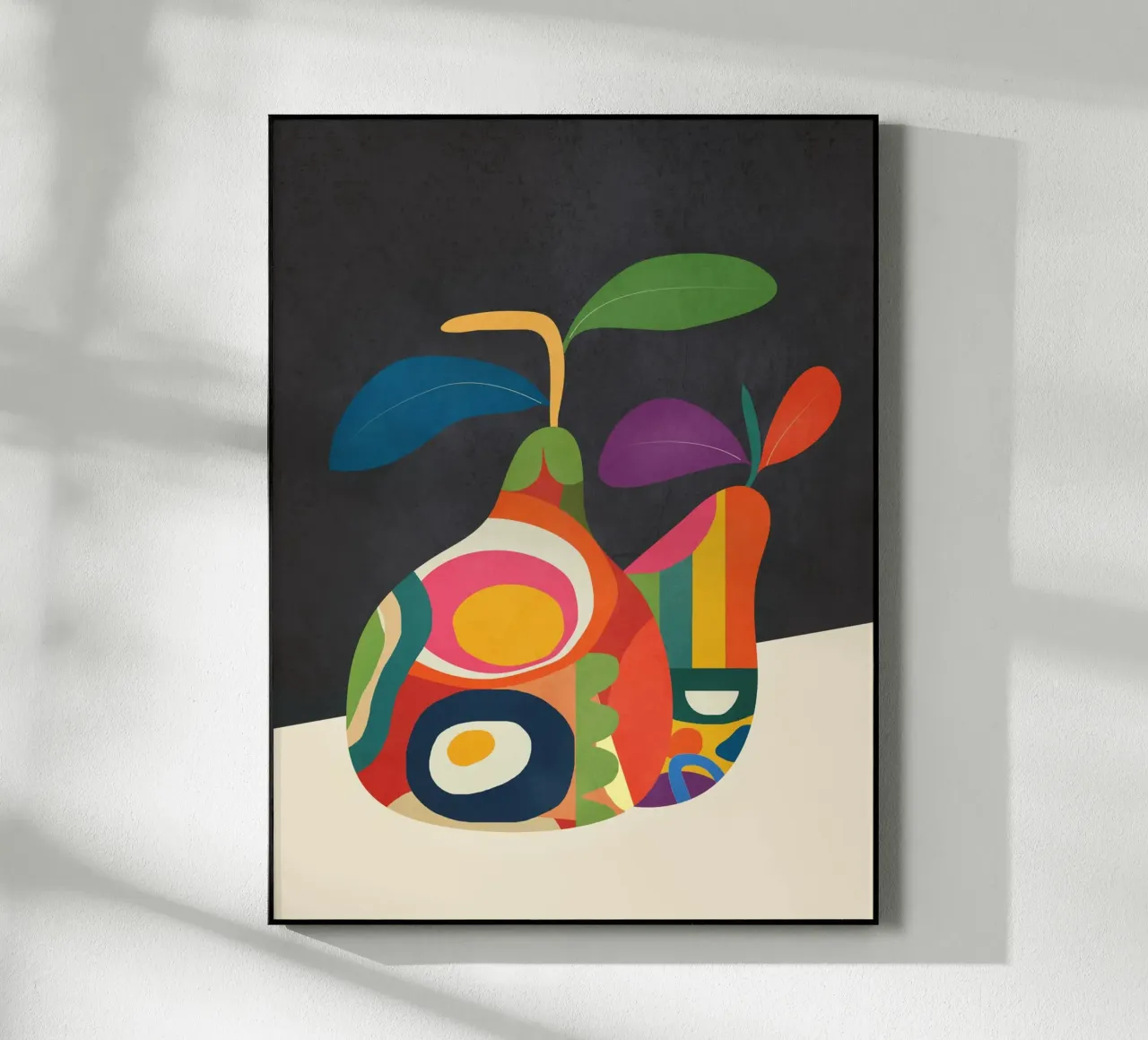 Abstract fruit shapes 2 plexiglass da cityart