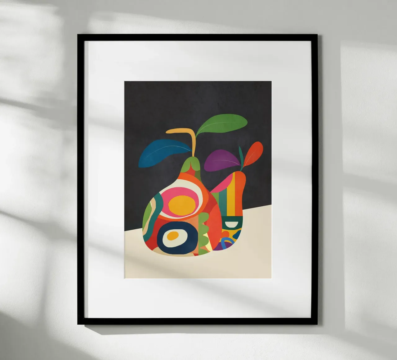 Abstract fruit shapes 2 poster da cityart