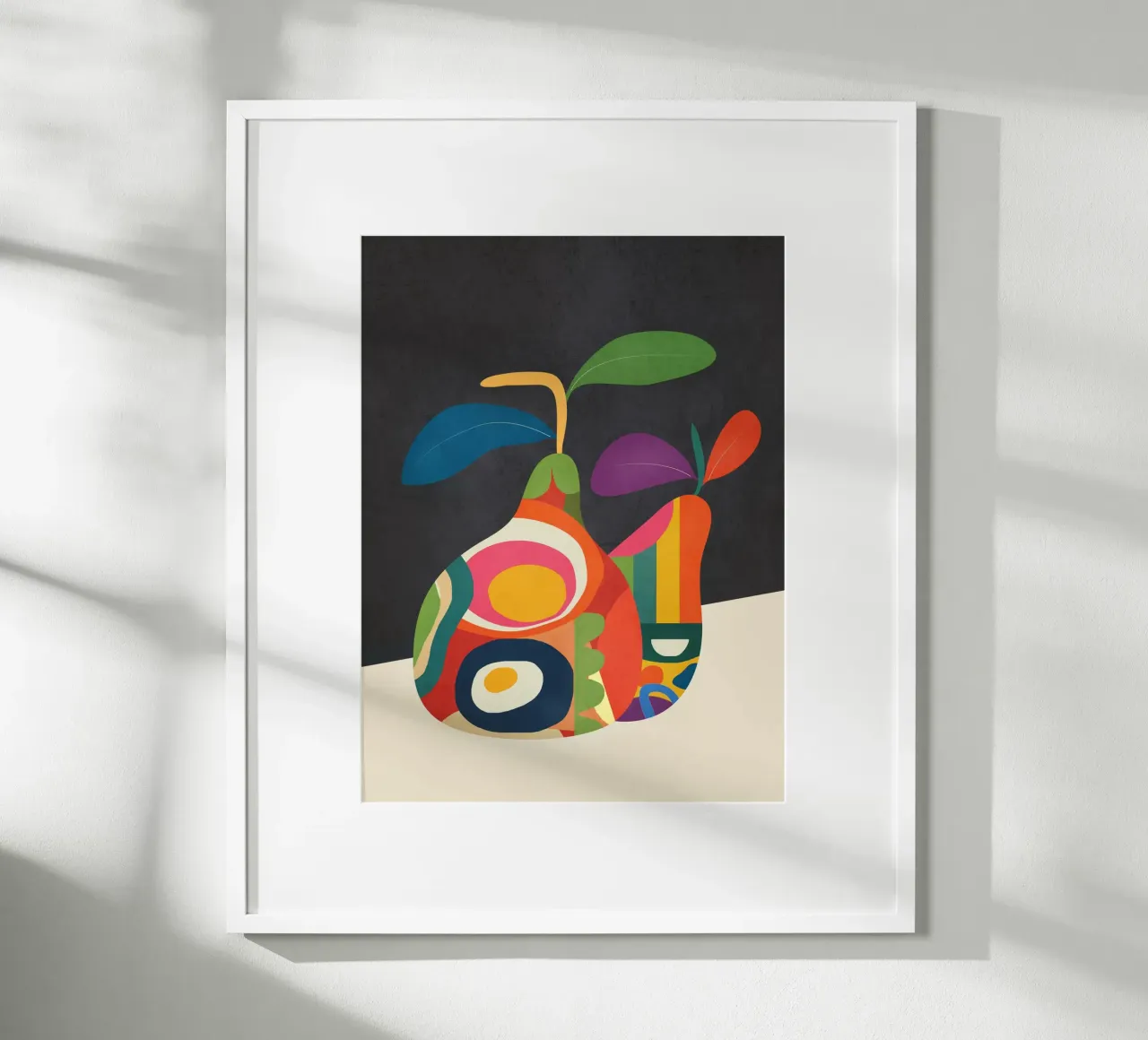 Abstract fruit shapes 2 poster da cityart