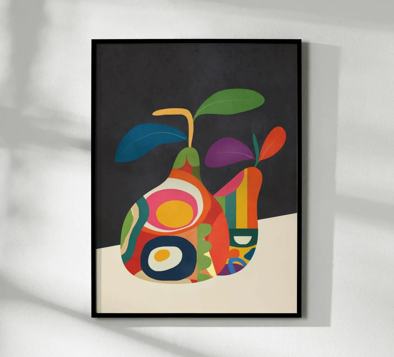 Abstract fruit shapes 2 poster da cityart