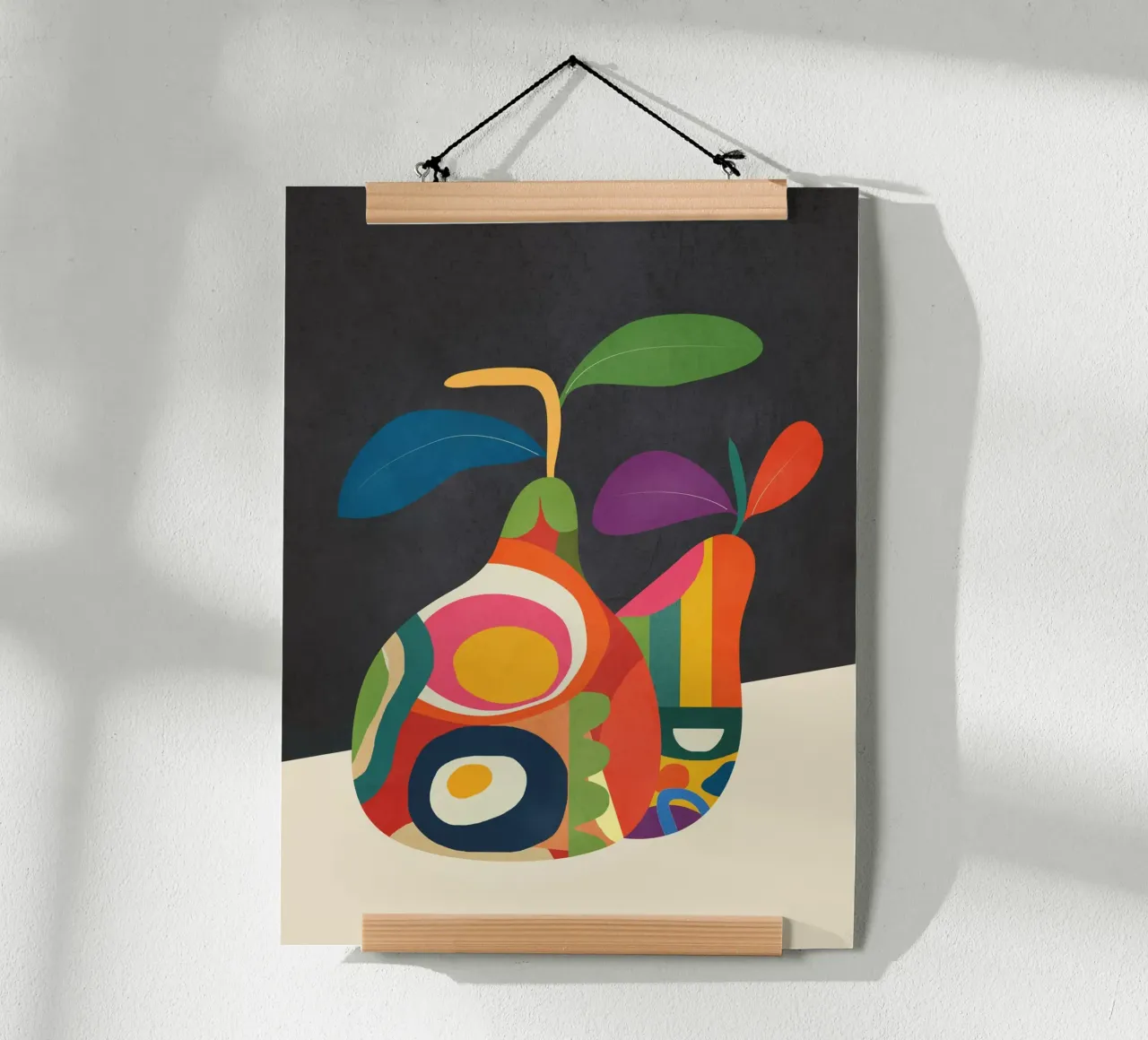 Abstract fruit shapes 2 poster da cityart