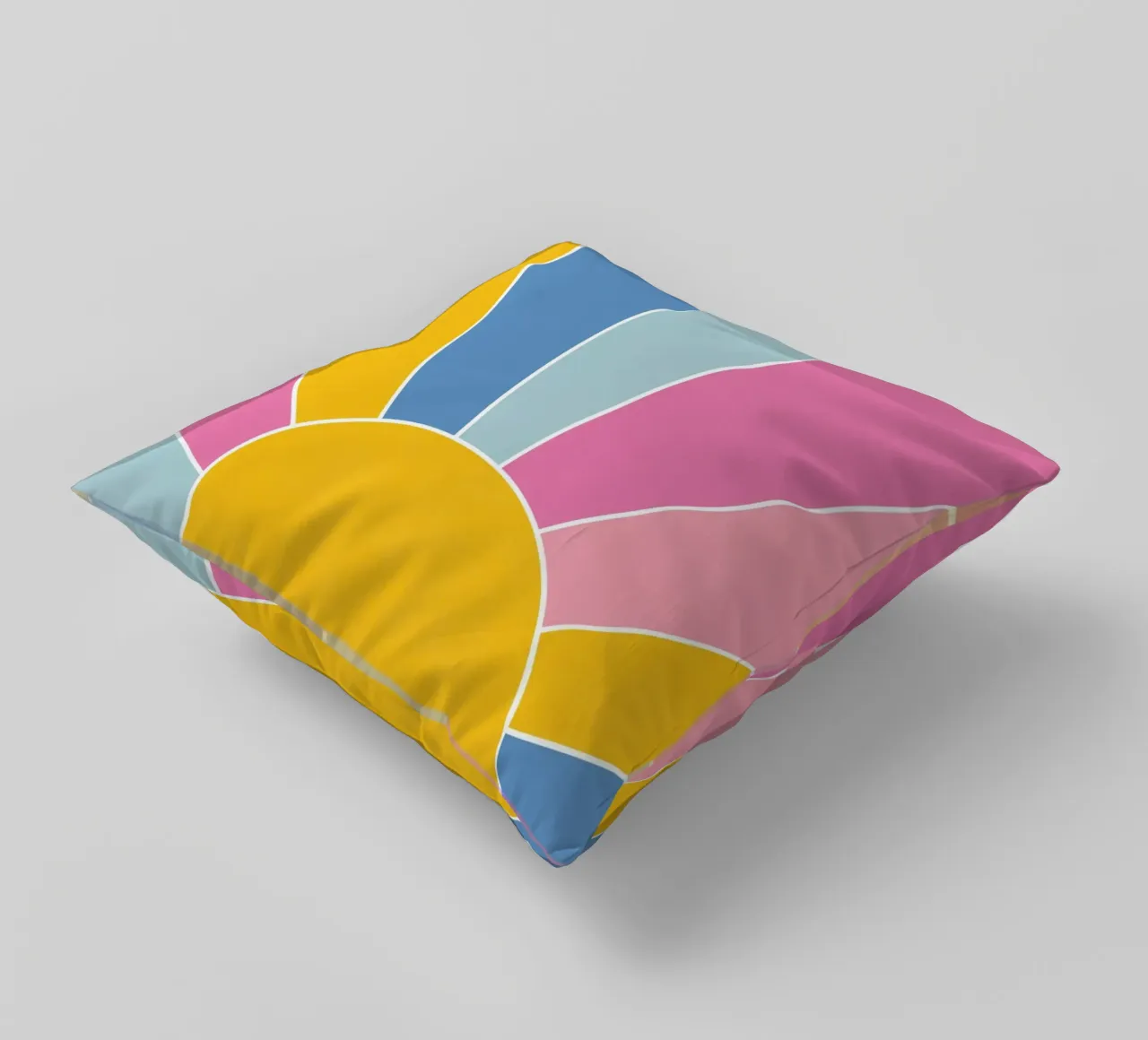 Sunburst - dawn cuscino da Gale Switzer