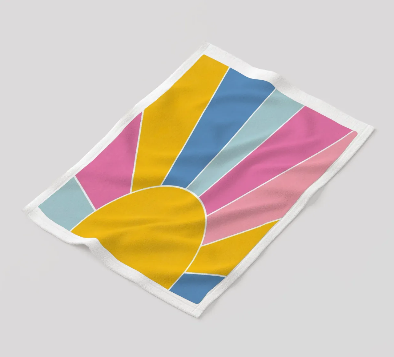 Sunburst - dawn coperta in pile da Gale Switzer