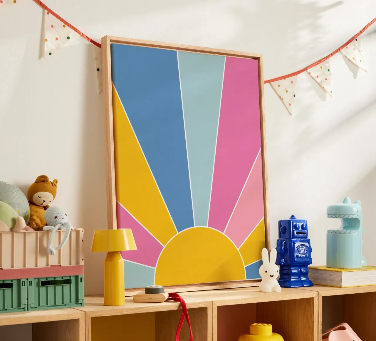 Sunburst - dawn tela con Cornice a cassetta da Gale Switzer