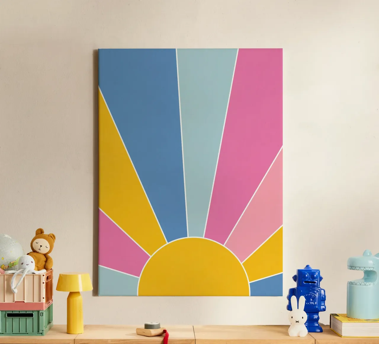 Sunburst - dawn tela con Cornice a cassetta da Gale Switzer