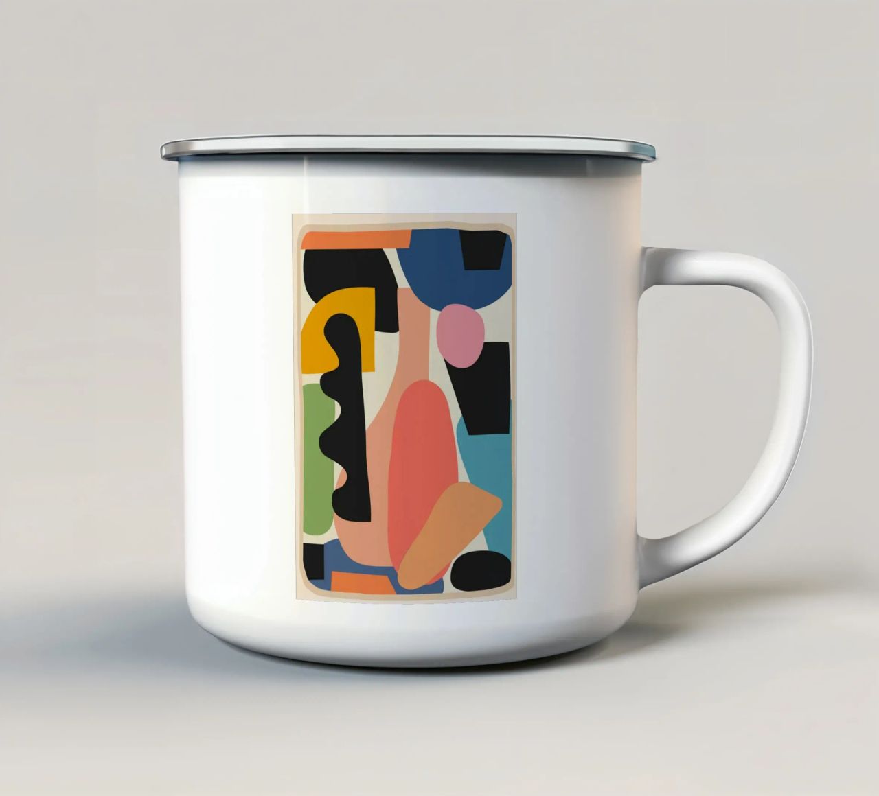 Modern Abstract Art 22 tazza in smalto da cityart