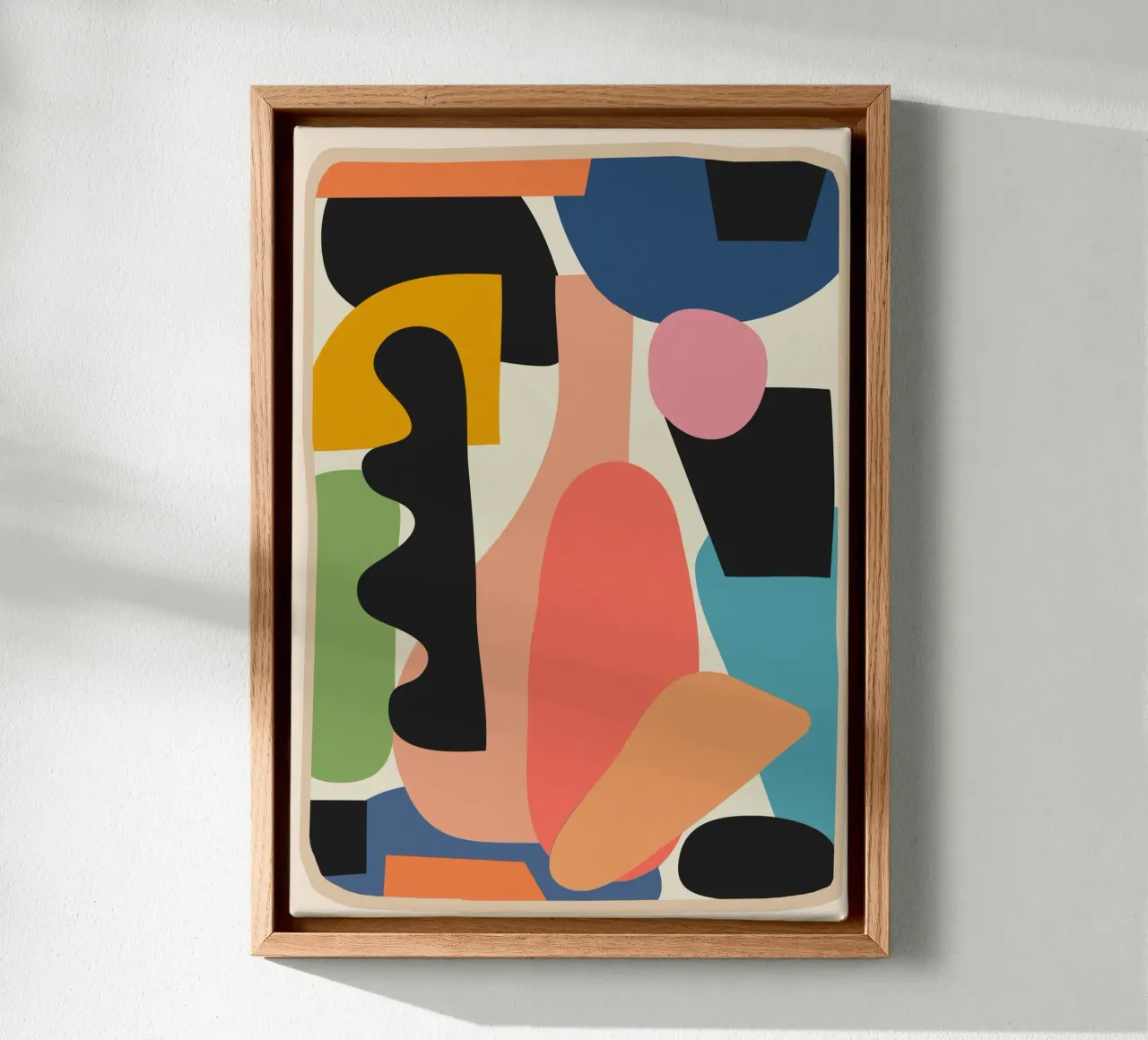 Modern Abstract Art 22 canvas met Baklijst van cityart