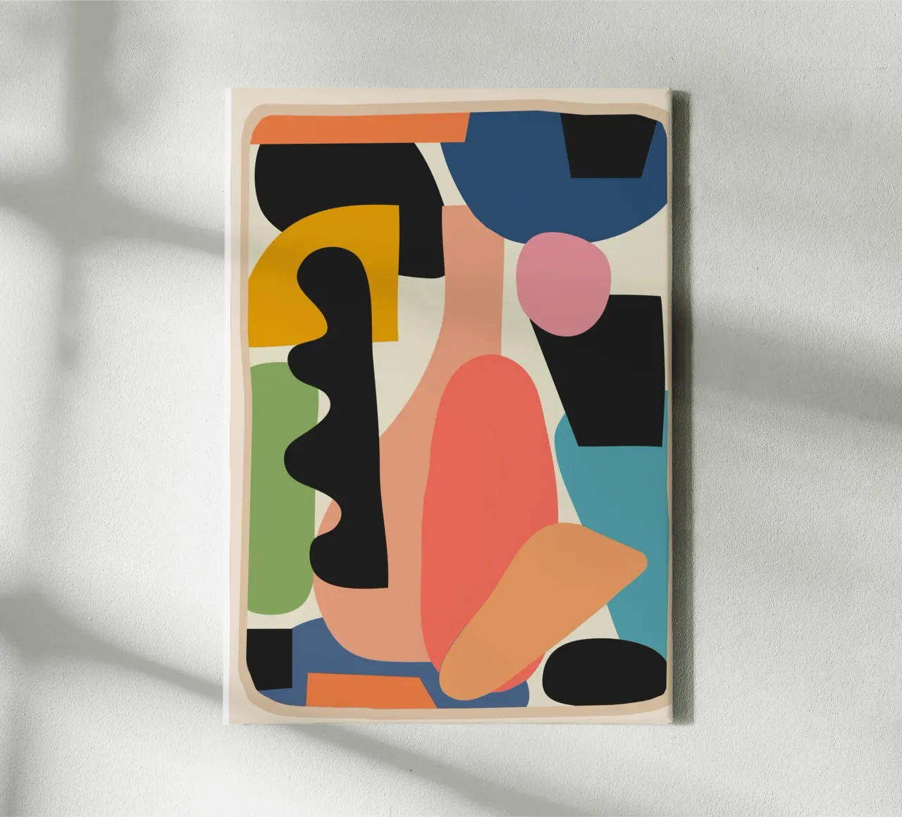 Modern Abstract Art 22 canvas met Baklijst van cityart