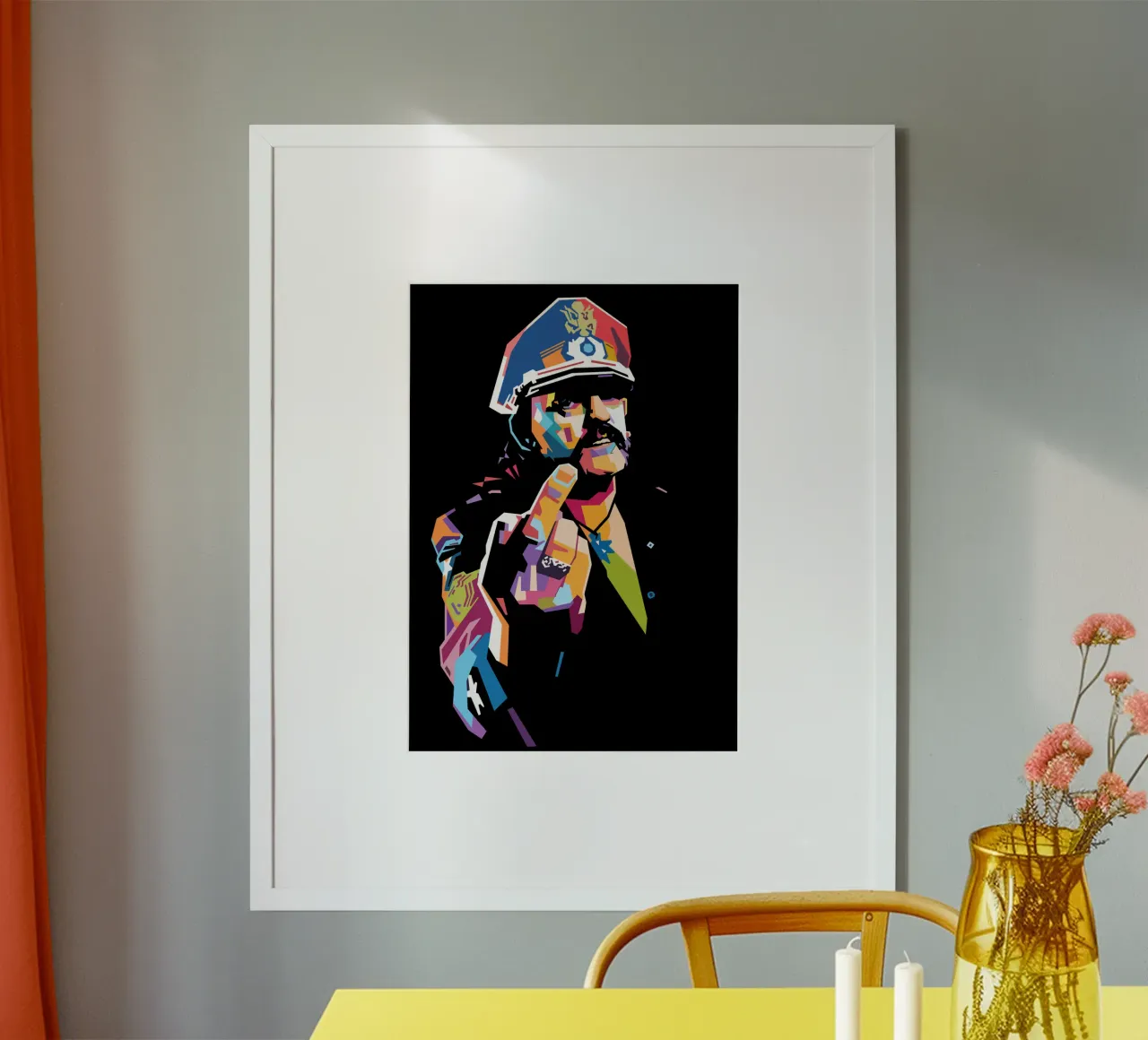 Lemmy Kilmister Motorhead pop art poster da Hantamrata