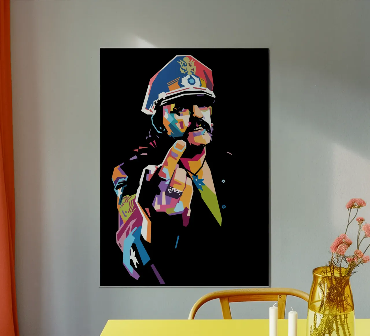 Lemmy Kilmister Motorhead pop art poster da Hantamrata