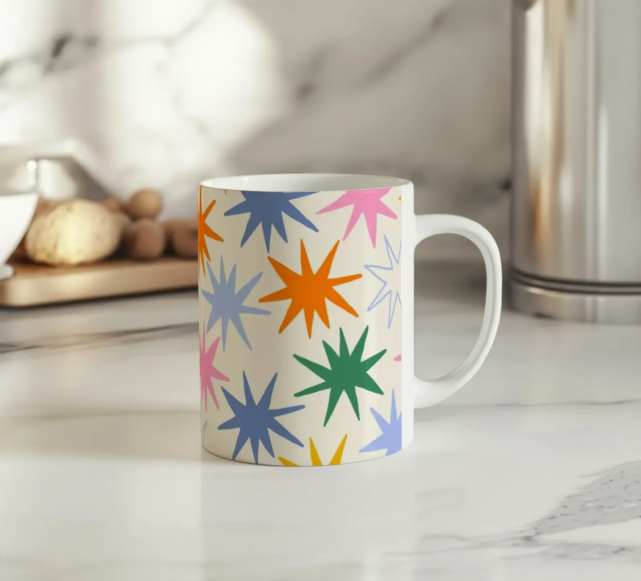 Star-struck pastel tazza in ceramica da Gale Switzer