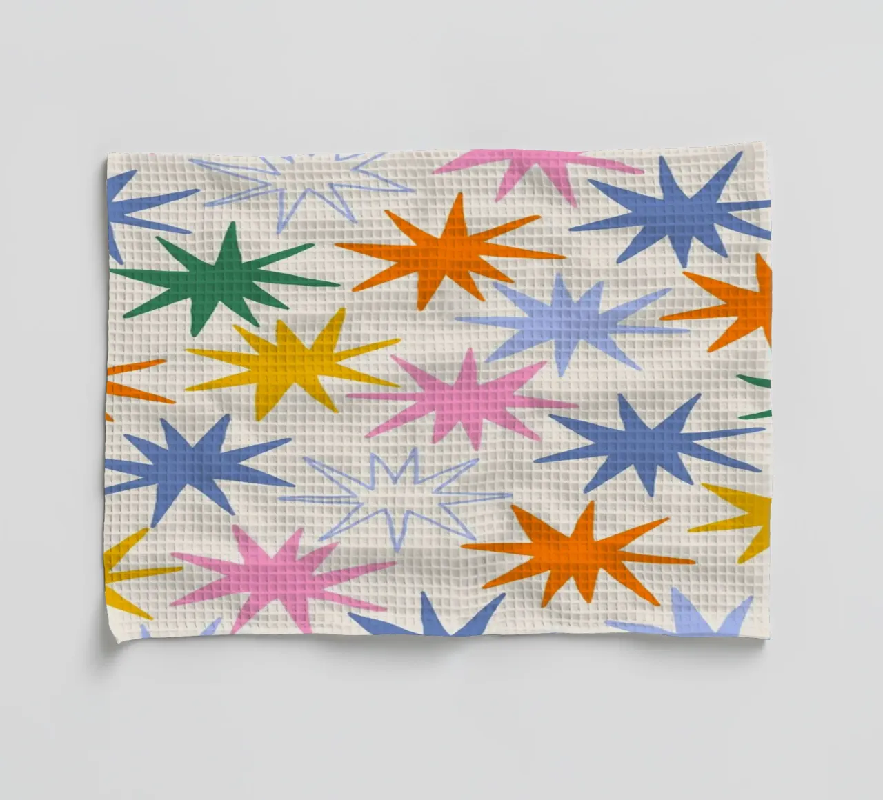 Star-struck pastel tea towel by Gale Switzer