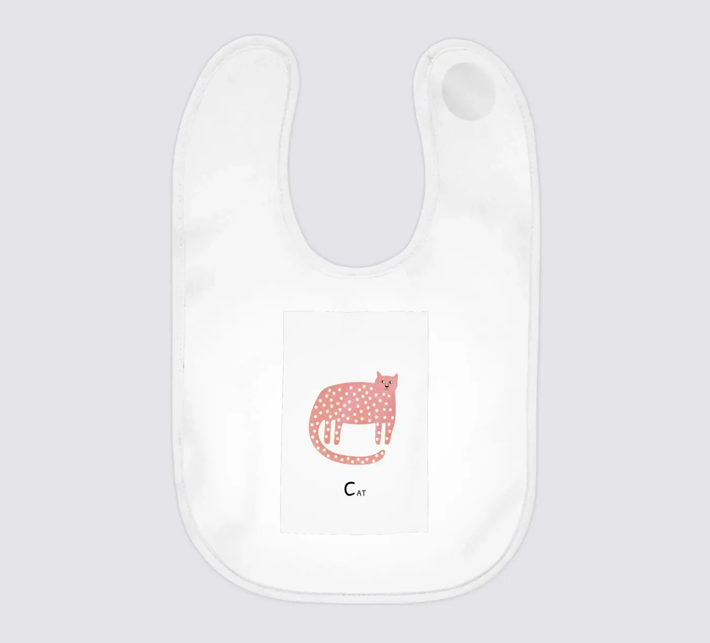 Cat Babylätzchen von Little Flourishes