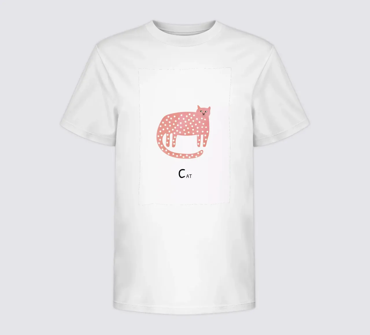 Cat t-shirt bambini da Little Flourishes