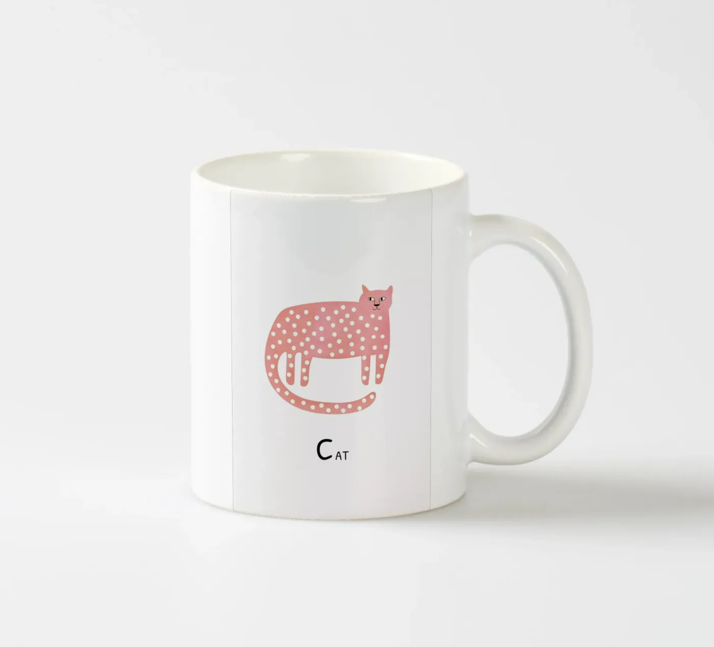 Cat Keramik Tasse von Little Flourishes