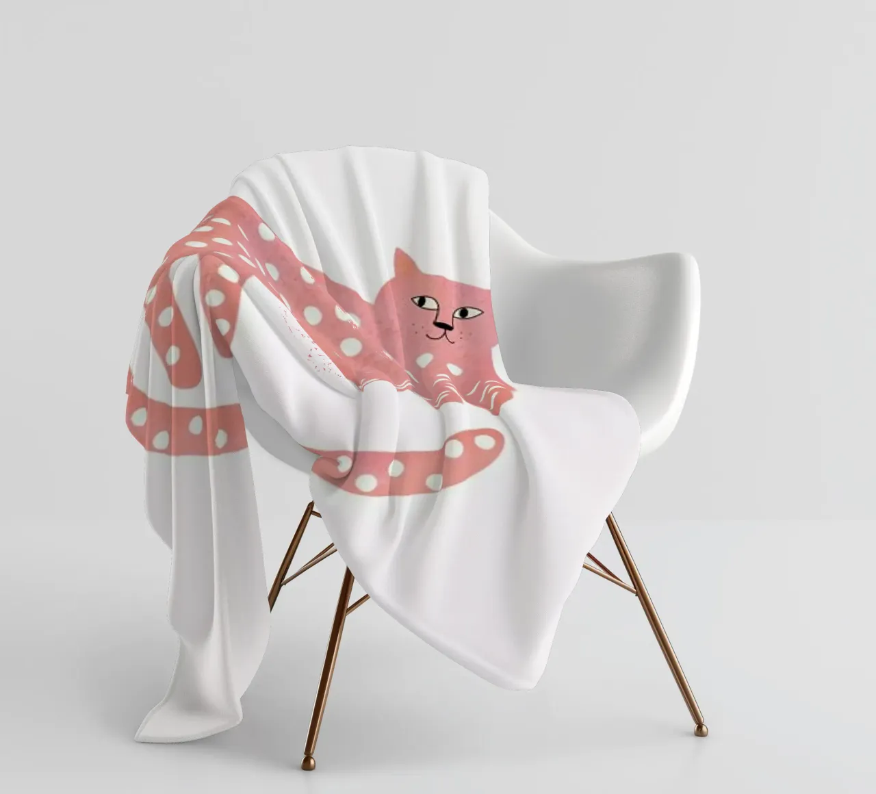 Cat Fleecedecke von Little Flourishes