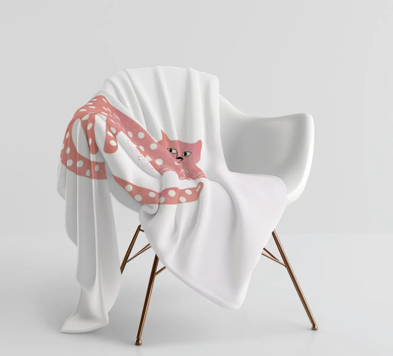 Cat Fleecedecke von Little Flourishes