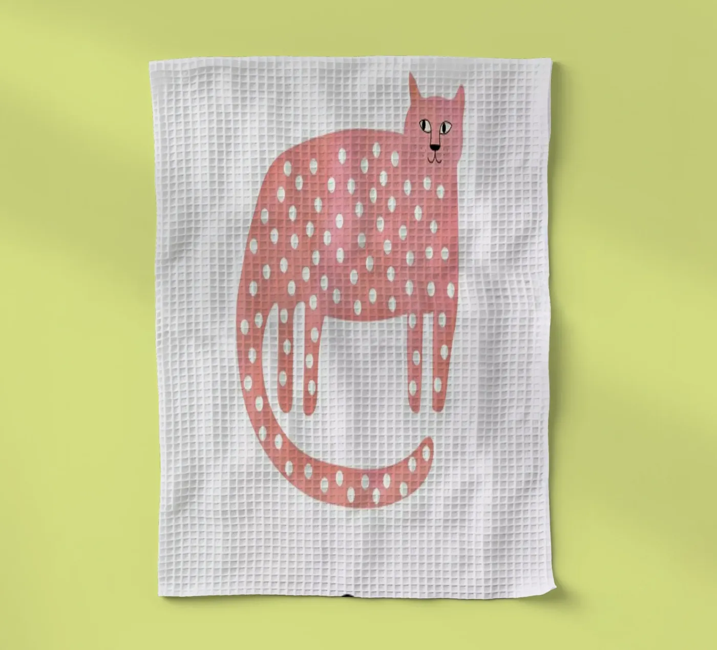 Cat Geschirrtuch von Little Flourishes