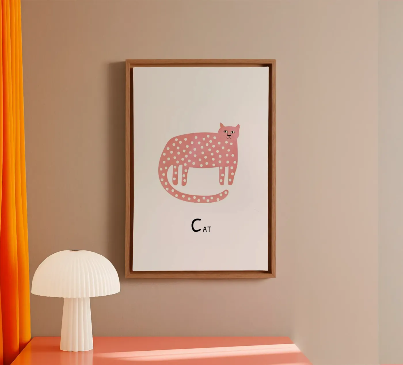 Cat canvas van Little Flourishes