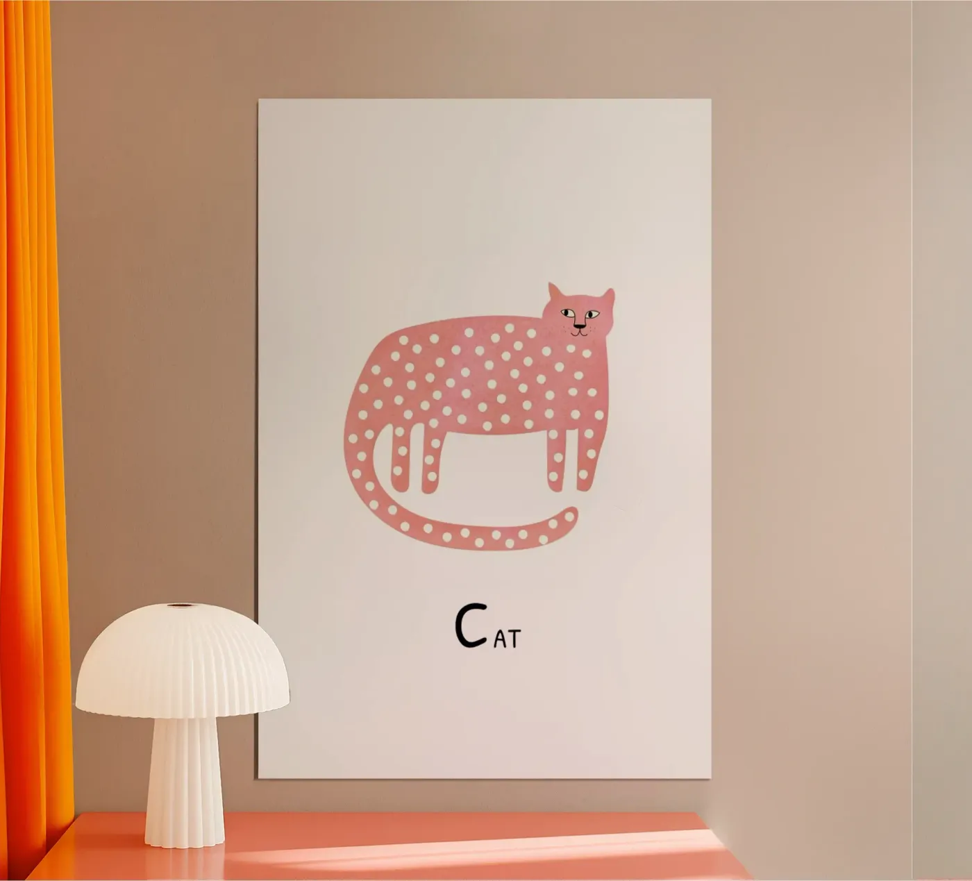 Cat poster van Little Flourishes