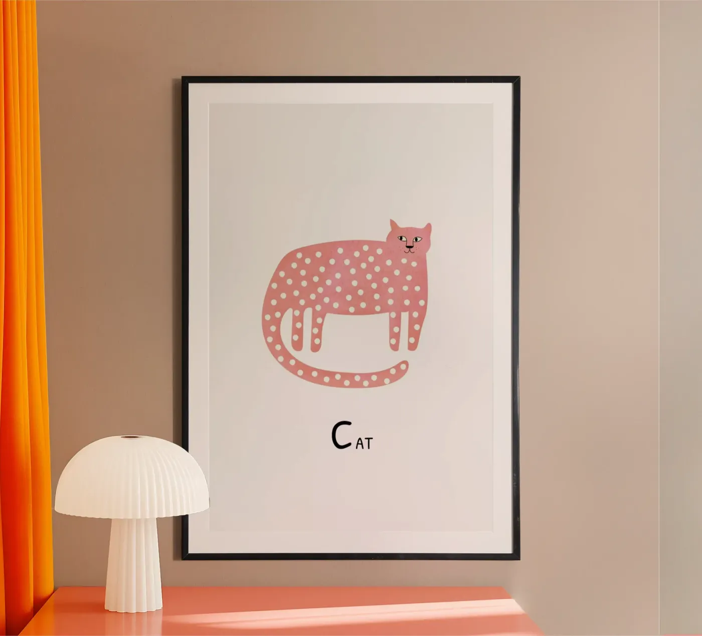 Cat poster van Little Flourishes