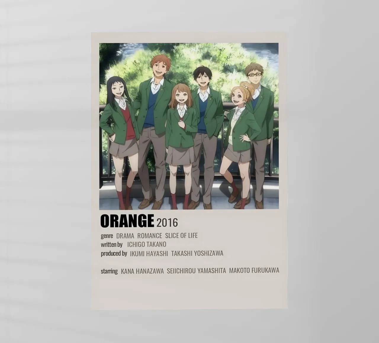 ORANGE 2016 pellicola backlit da Totoya