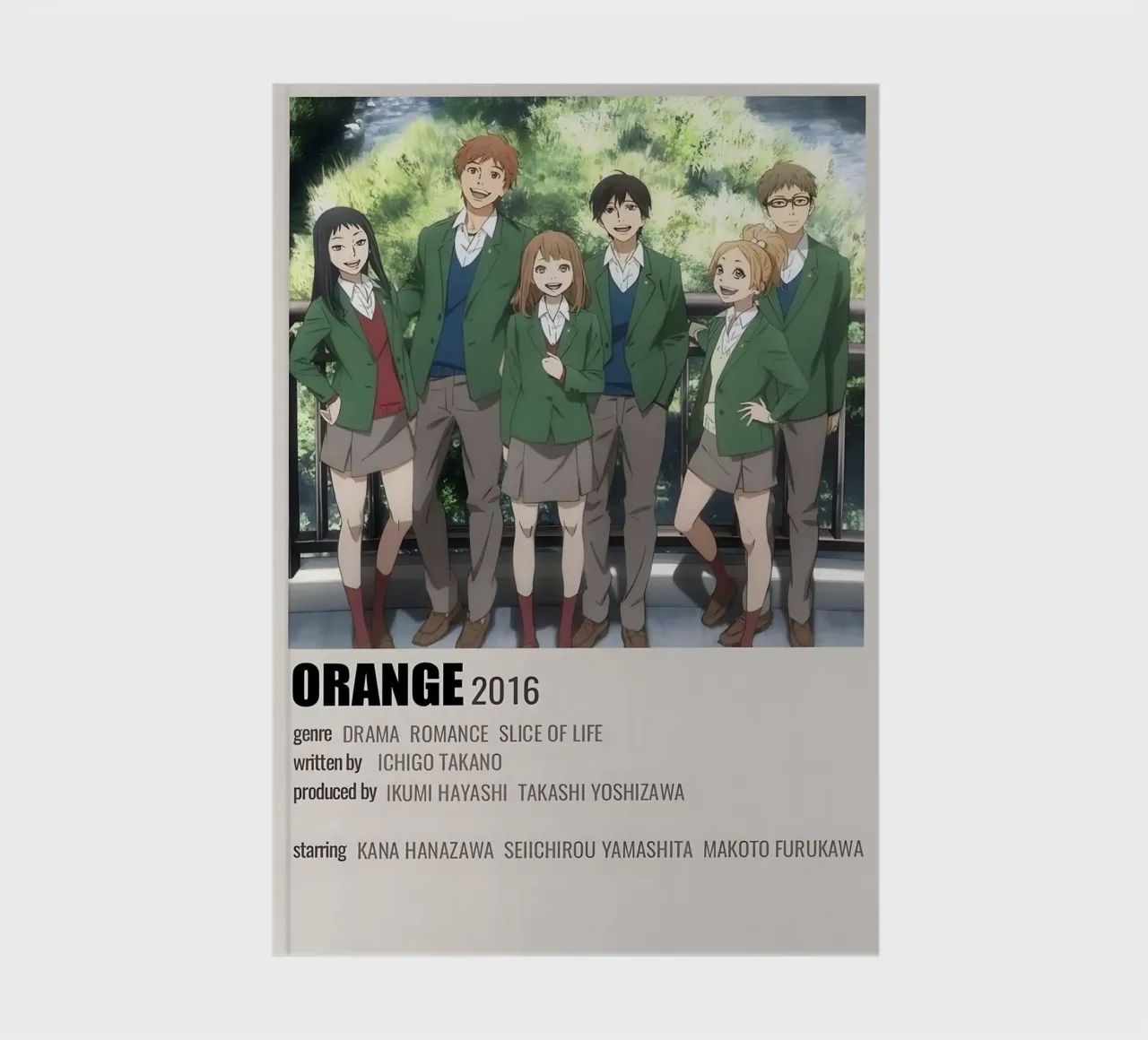ORANGE 2016 notebook by Totoya