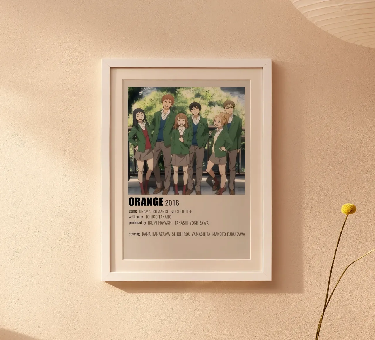 ORANGE 2016 poster da Totoya