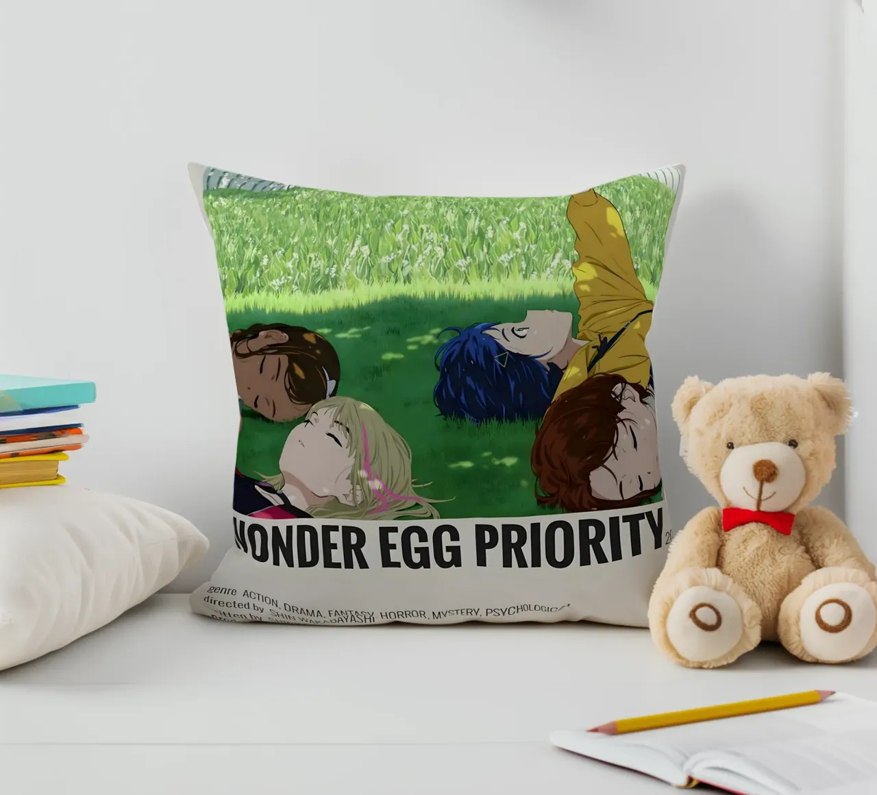 WONDER EGG PRIORITY 2021 cuscino da Totoya