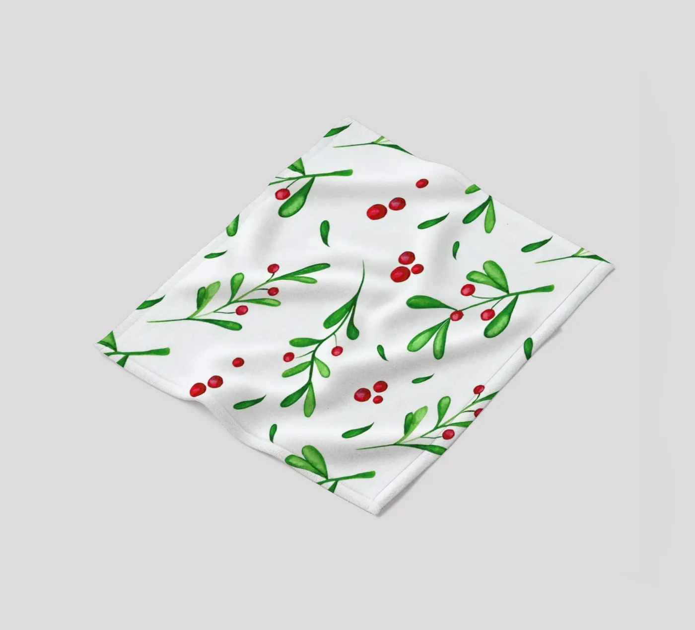 Mistle fleece blanket by Sabrina Ziegenhorn