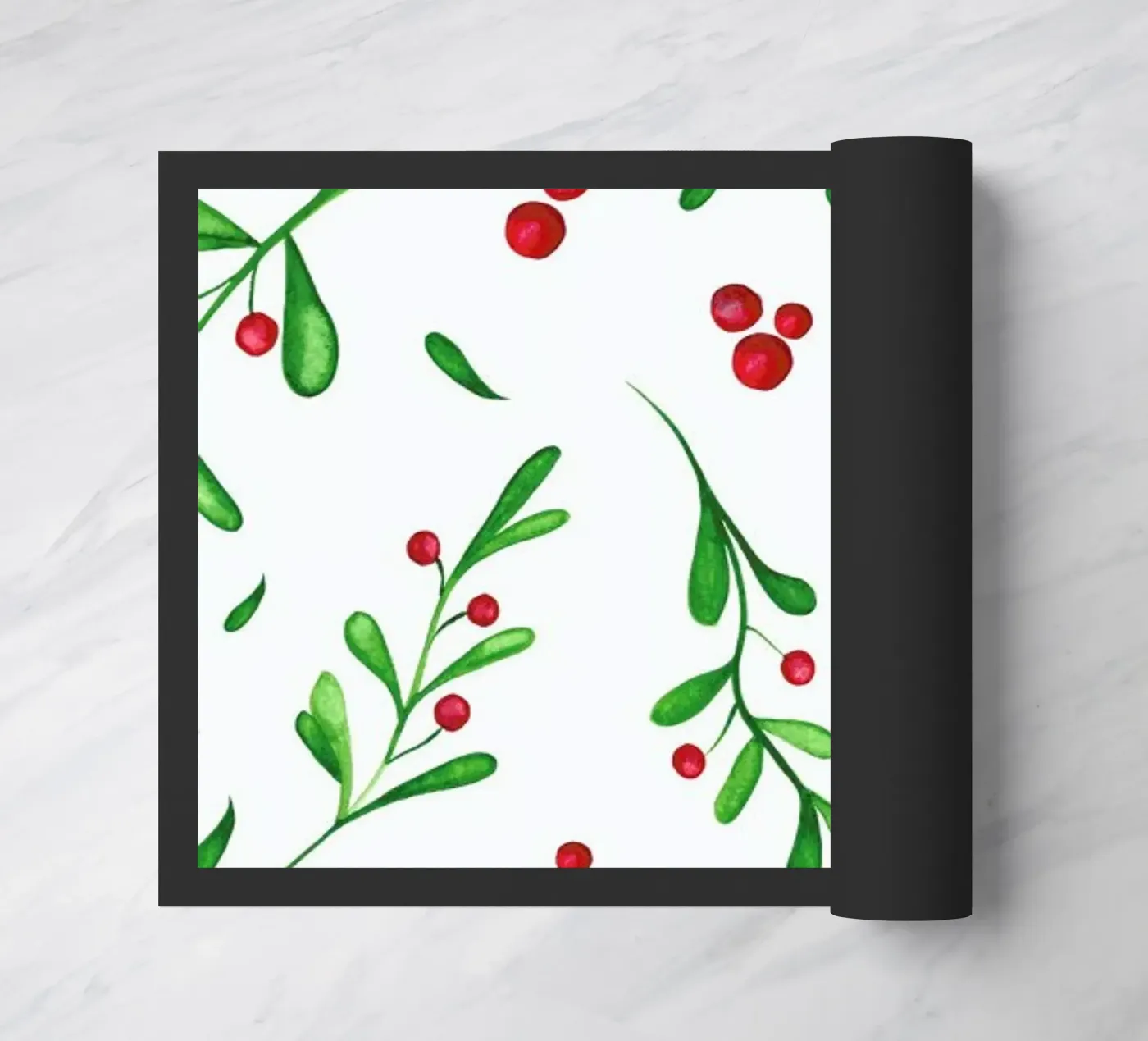 Mistle doormat by Sabrina Ziegenhorn