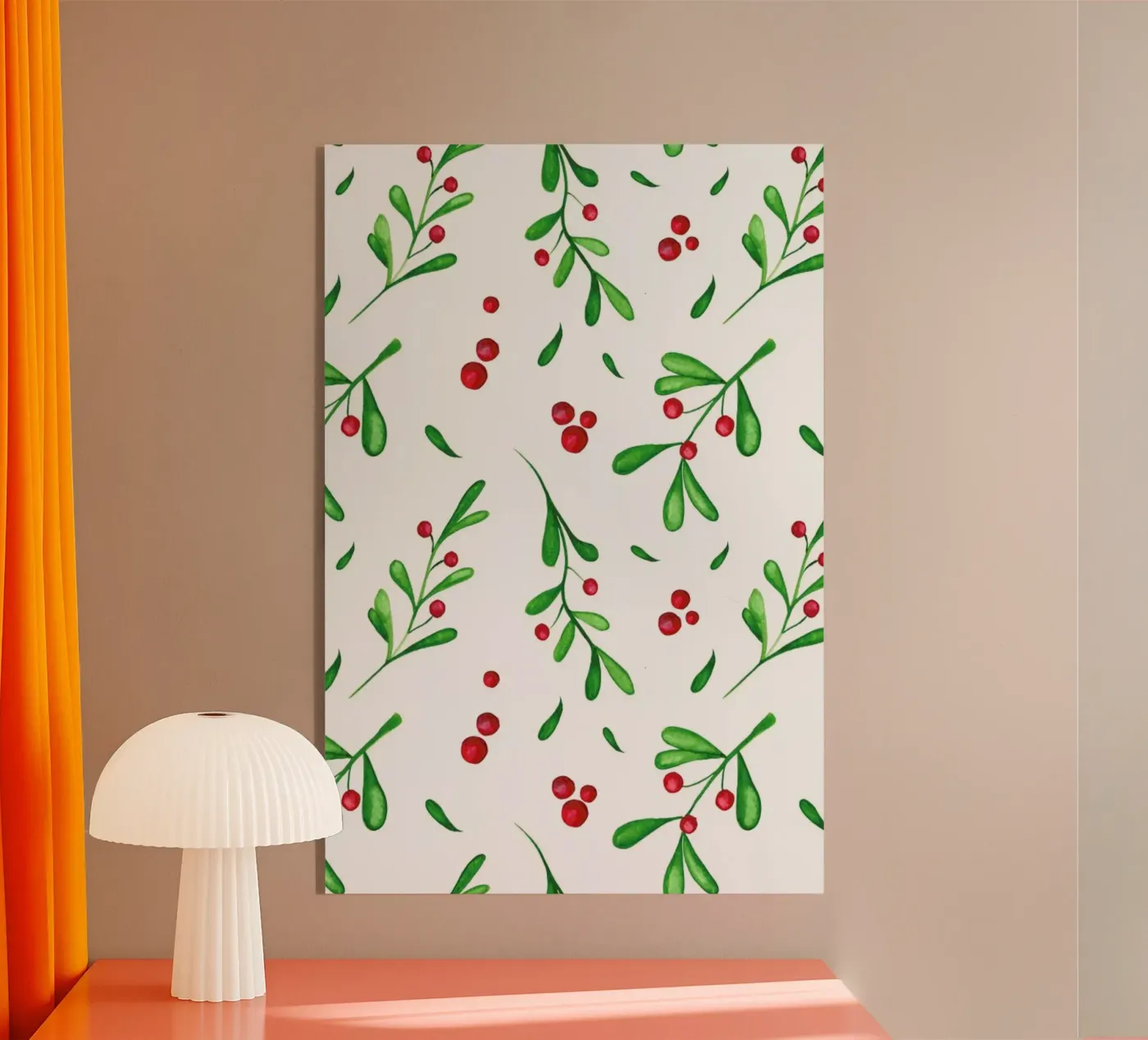 Mistle acryl van Sabrina Ziegenhorn