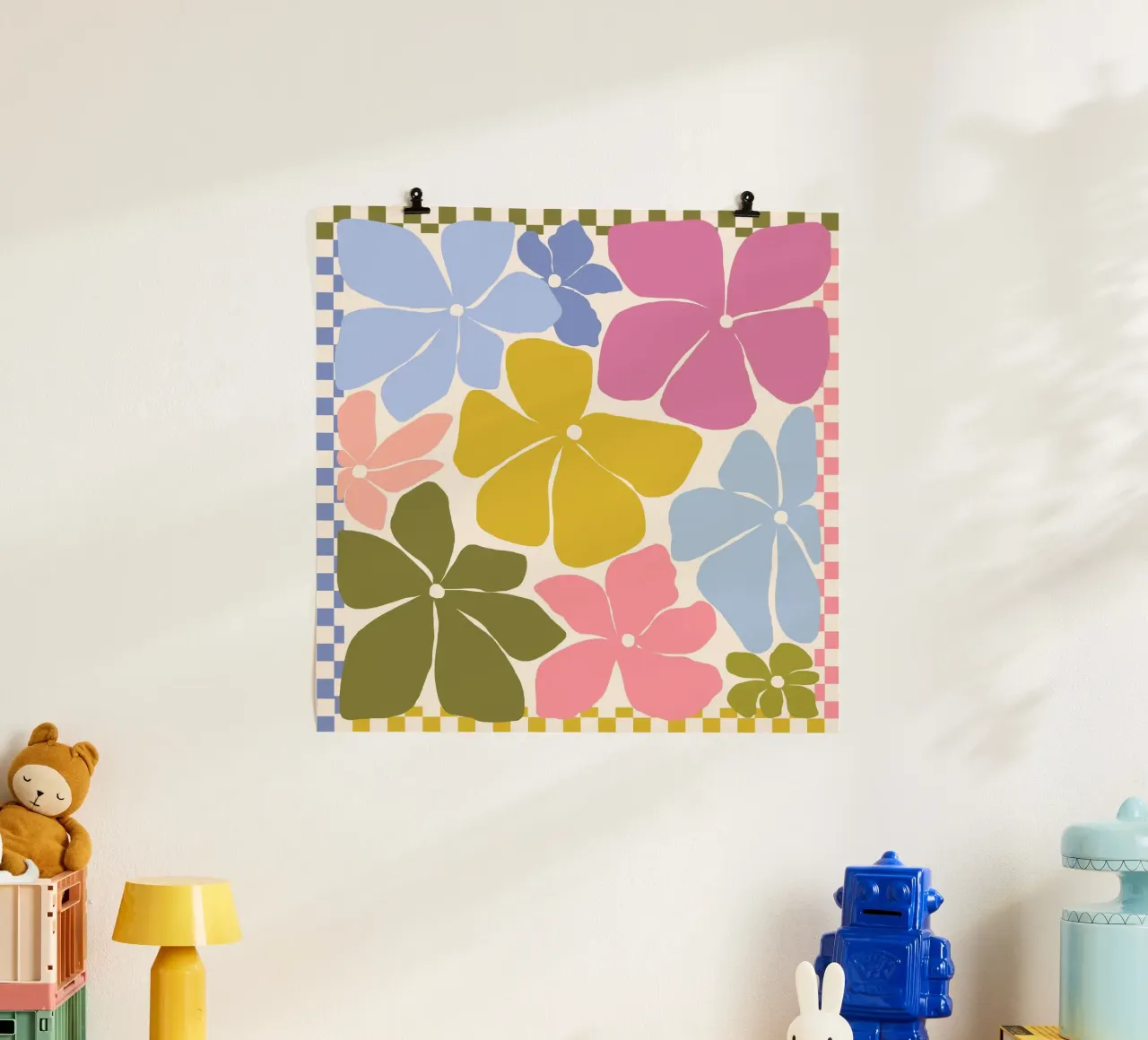 Carefree Blooms - check carta hahnemühle da Gale Switzer