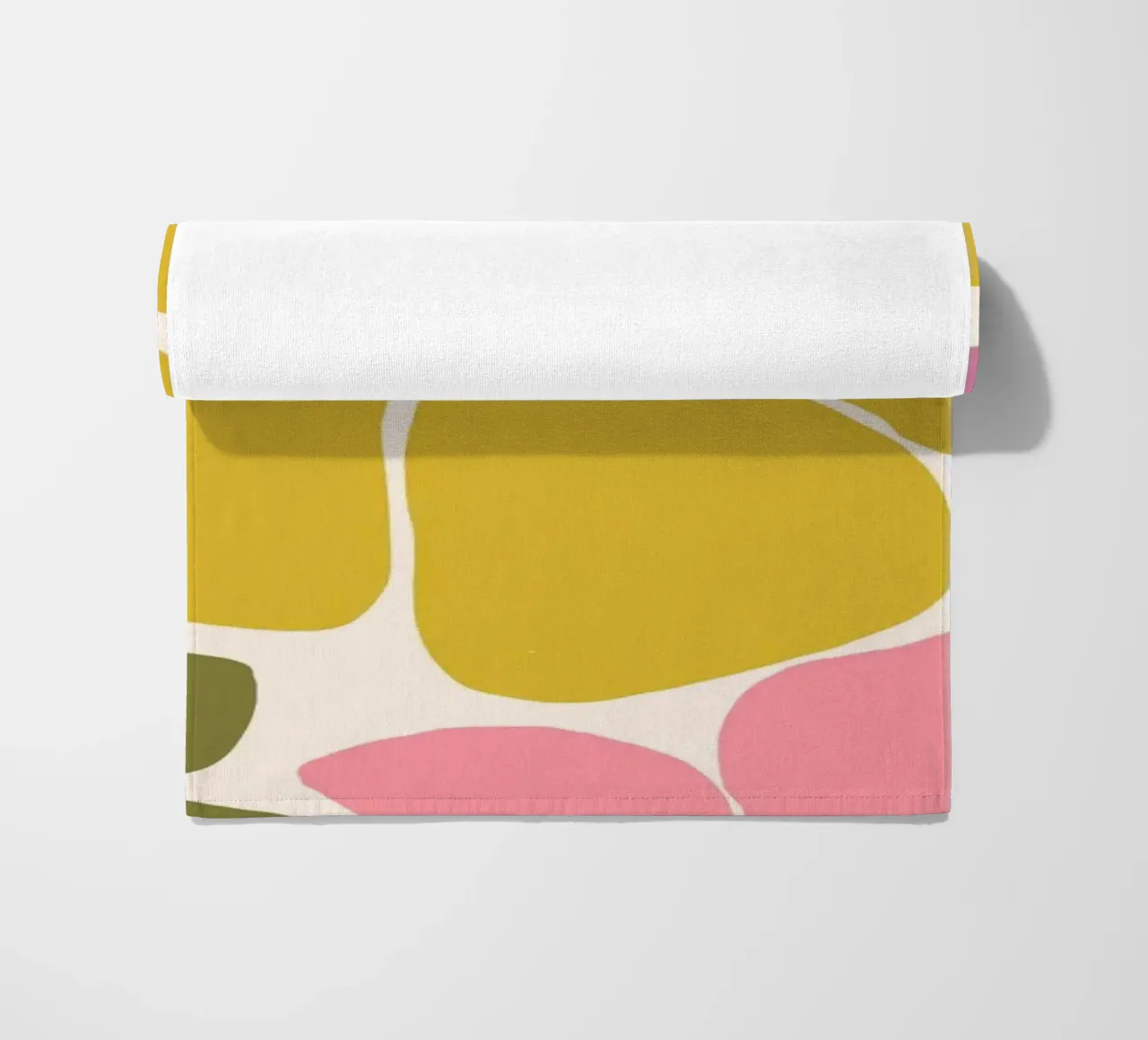 Carefree Blooms - check telo mare da Gale Switzer