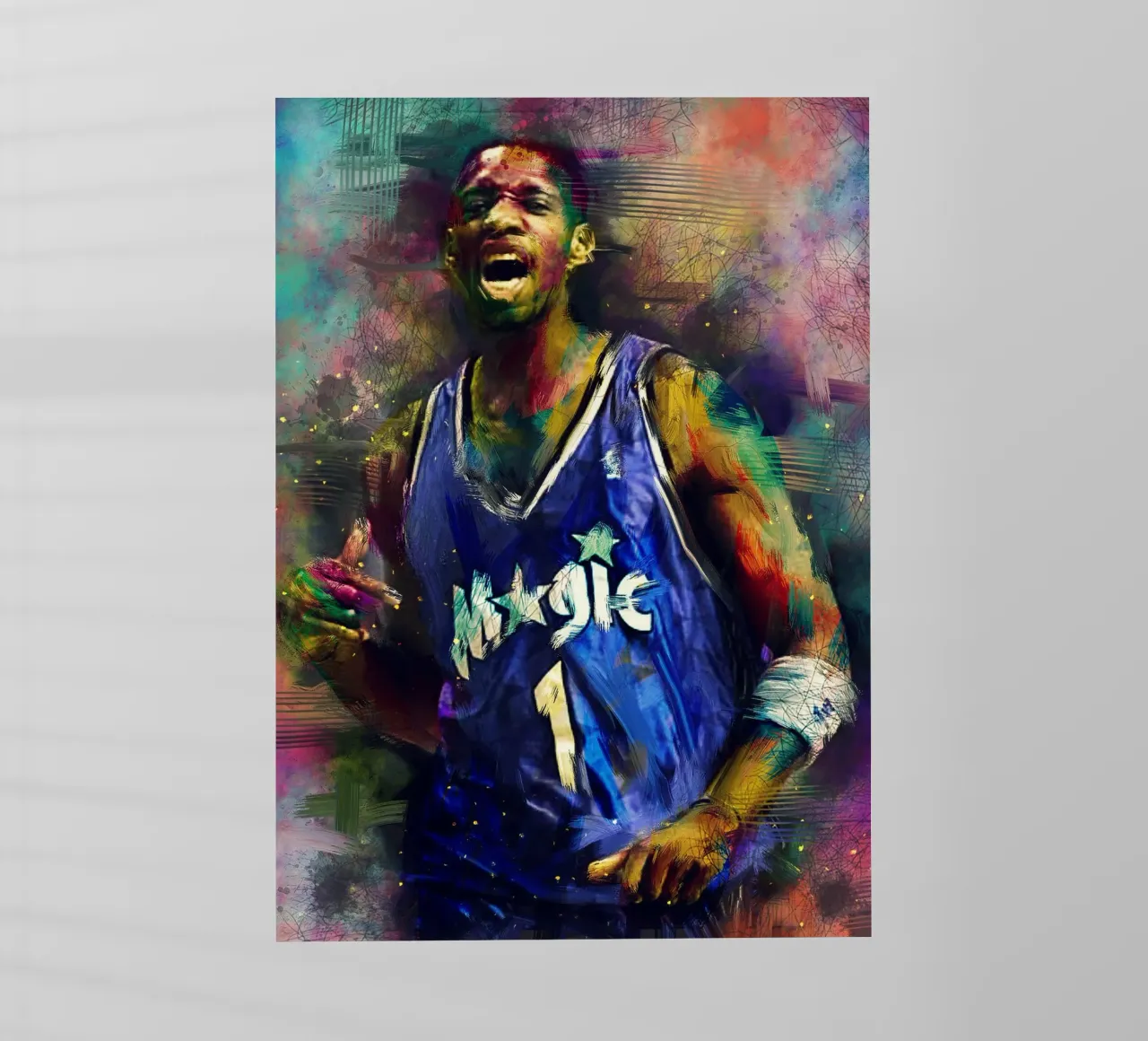 Tracy Mcgrady basket pellicola backlit da Hantamrata