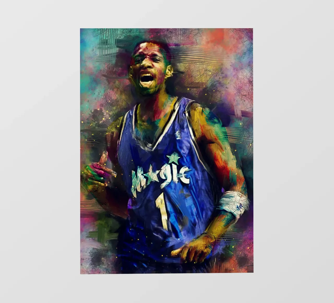 Tracy Mcgrady basket pellicola backlit da Hantamrata