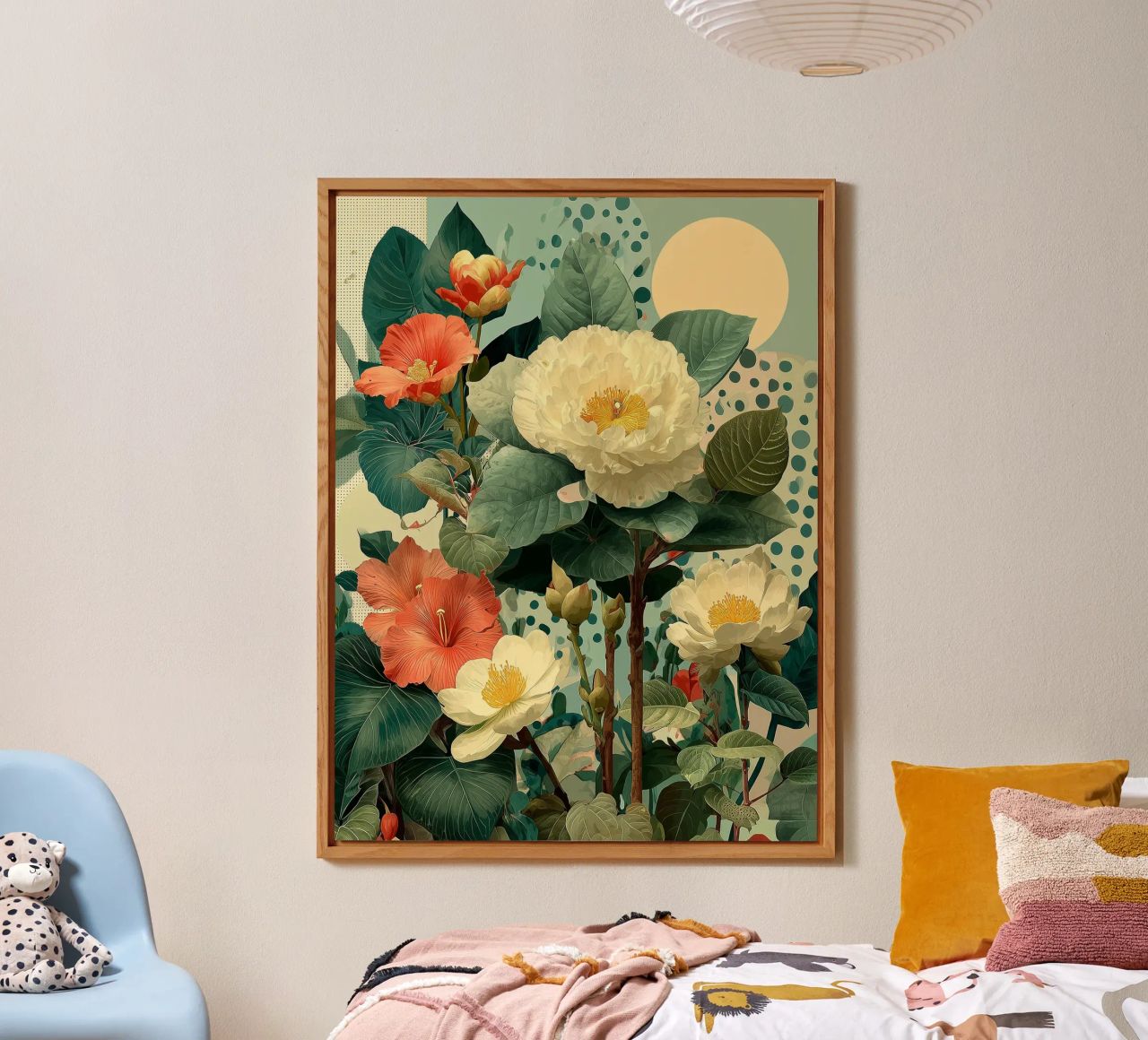 Vintage floral composition forex plate by Little Things