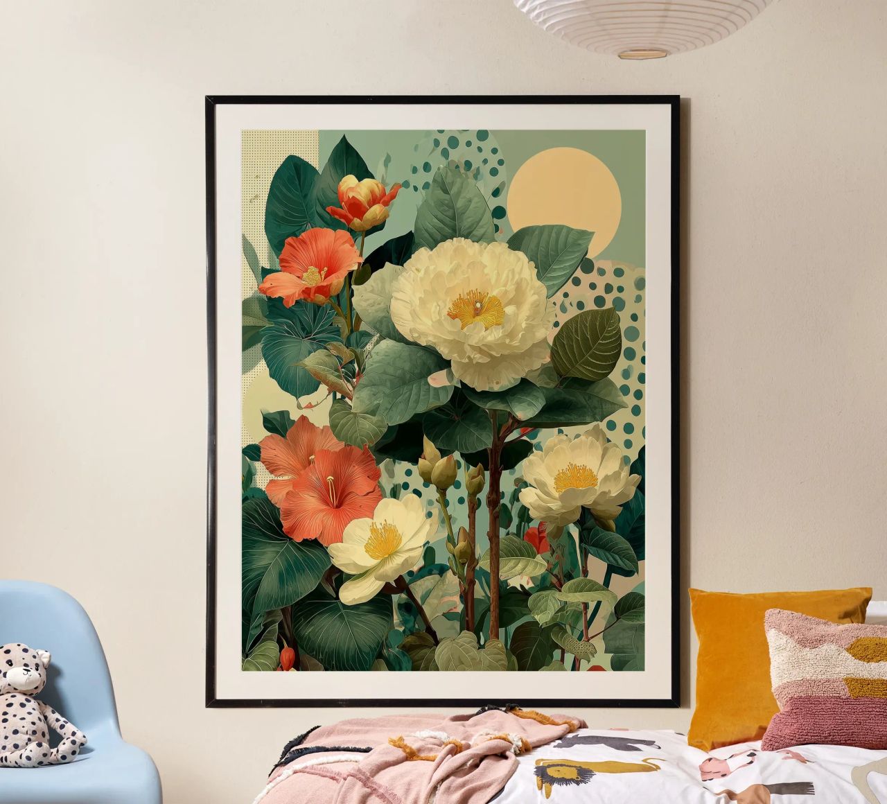 Vintage floral composition poster by Little Things