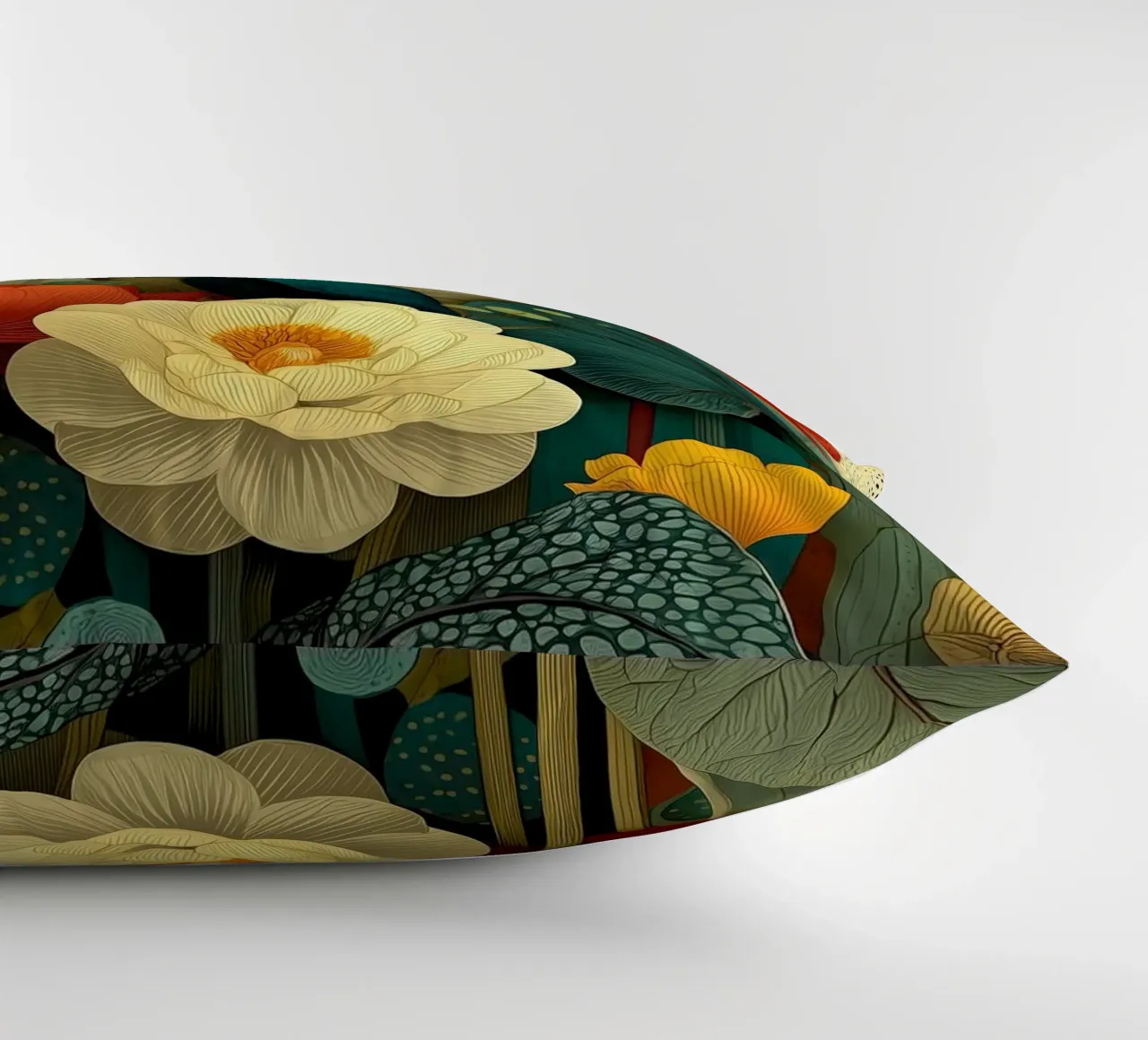 Uccello e fiori tropicali cuscino da Little Things